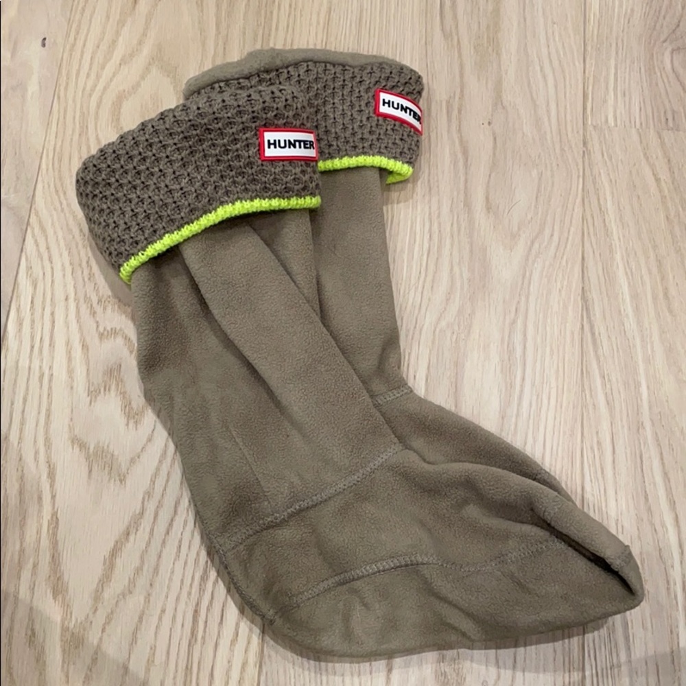 Hunter Neon Trim Boot Socks, Medium